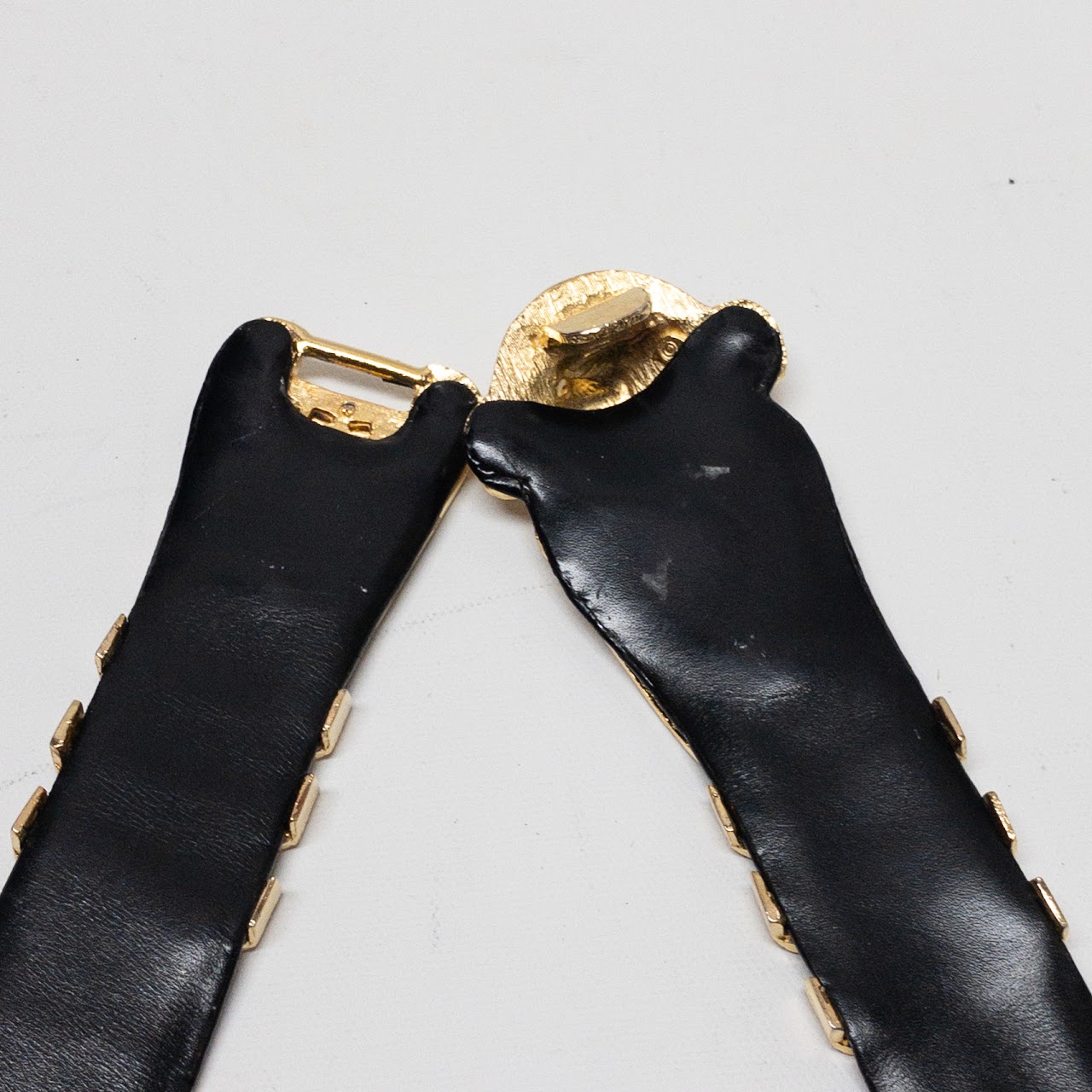 Judith Leiber Vintage Lion's Head Belt