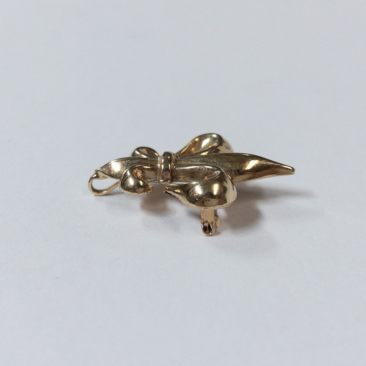 10K Gold Fleur-de-Lis Convertible Brooch