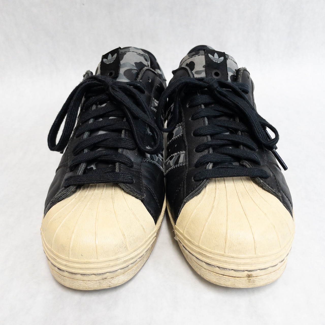 Adidas x BAPE Camo Leather Sneakers