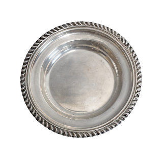 Birks Sterling Silver Rope Edge Dish
