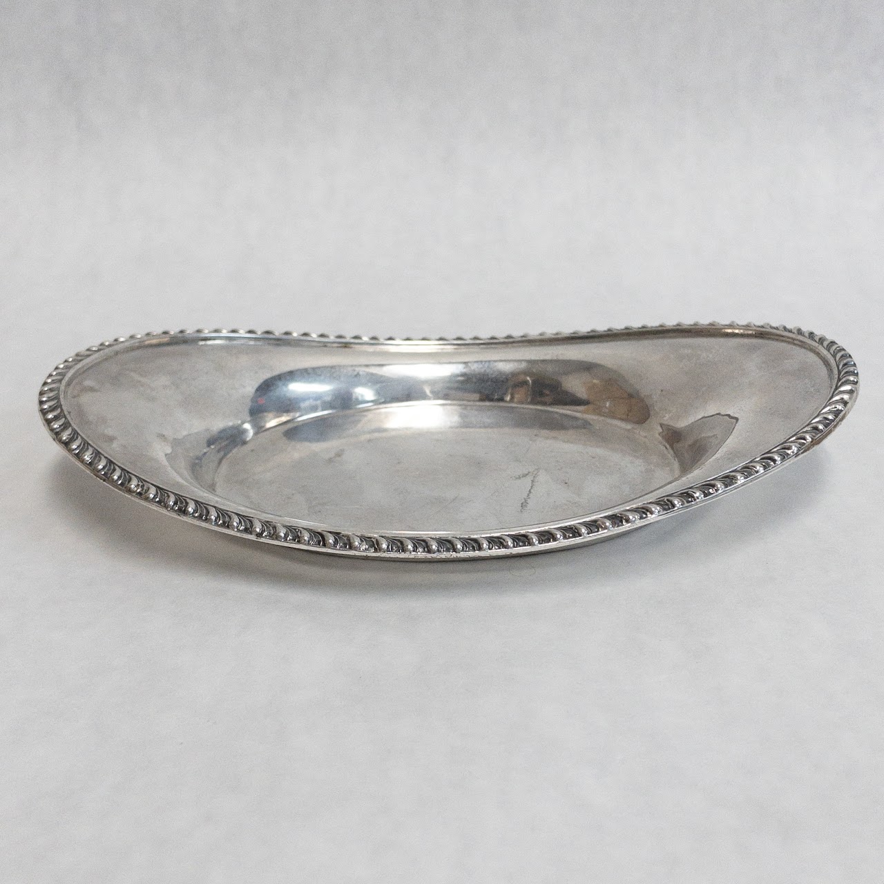 Birks Sterling Silver Curved Oval Dish