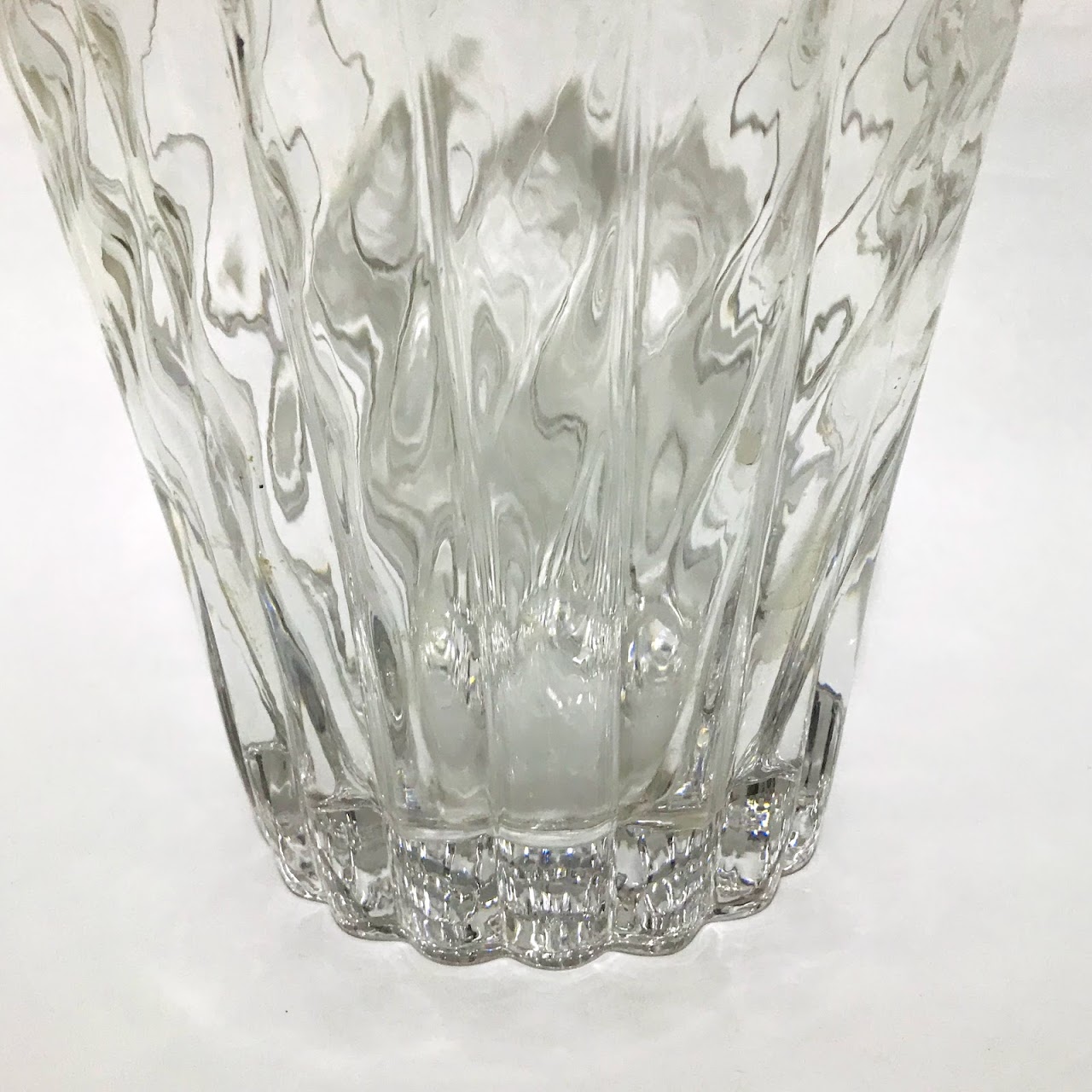 Tiffany & Co. Tall Optic Swirl Vase