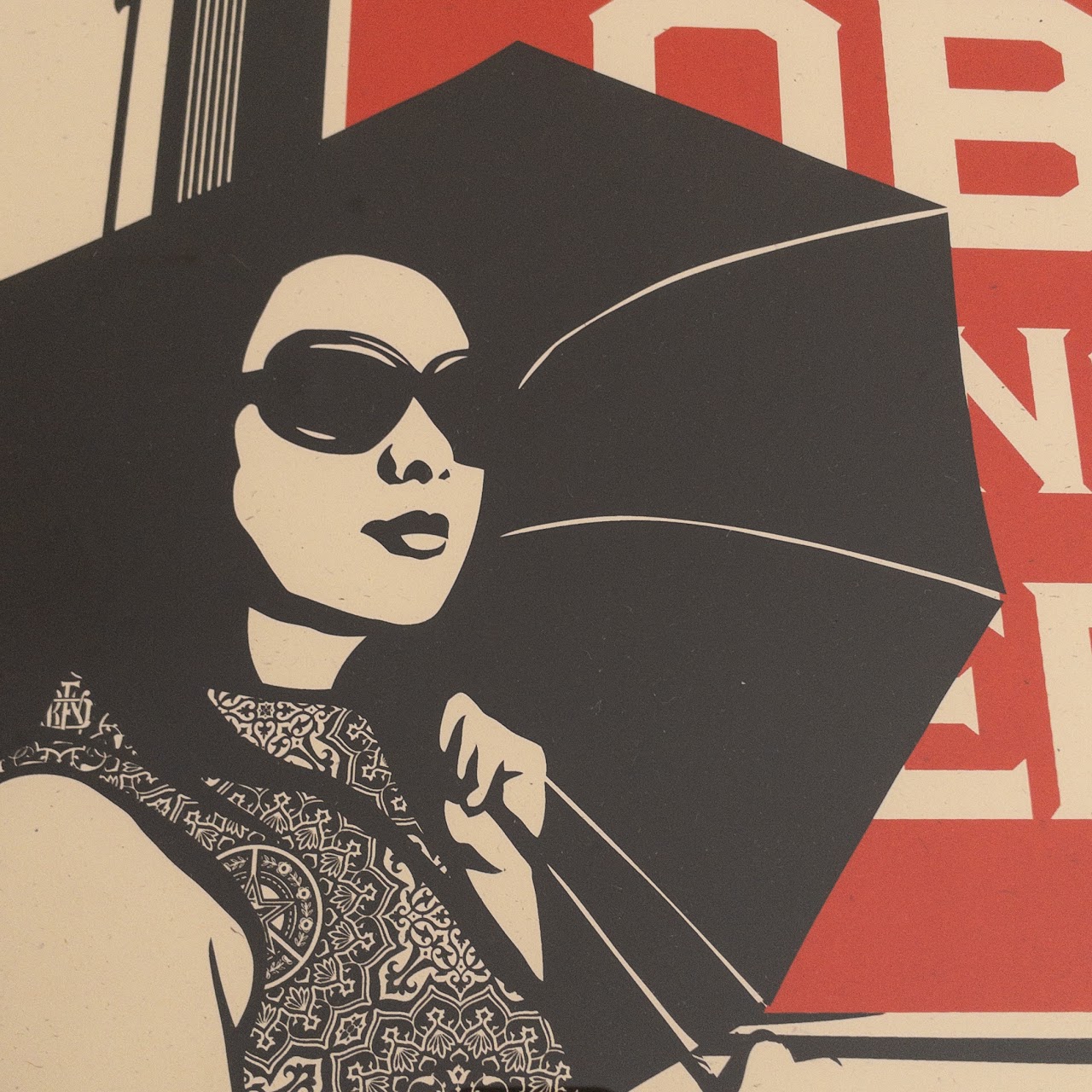 Shepard Fairey 'Obey Consume Repeat' Signed Lithograph