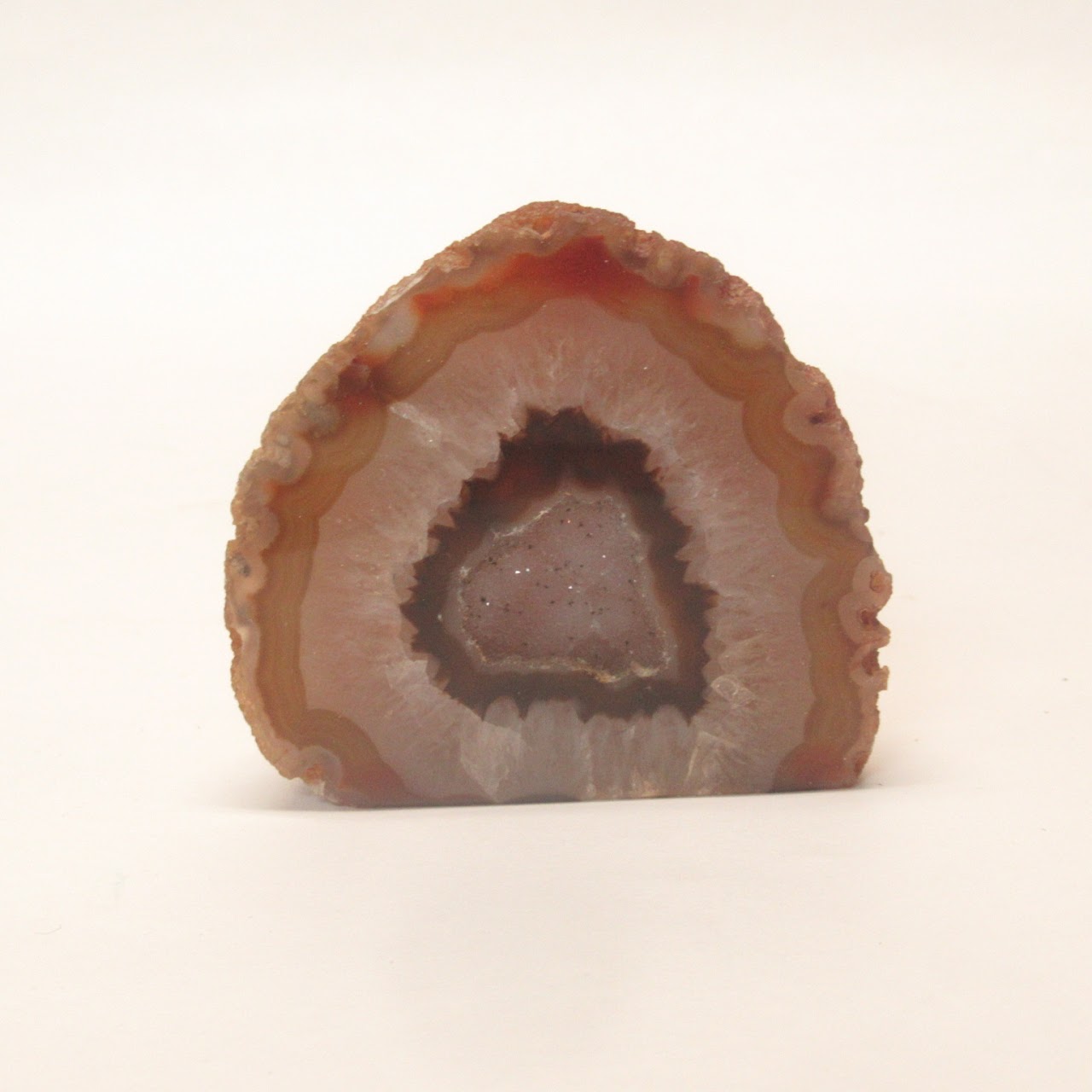 Agate Geode Specimen Pair