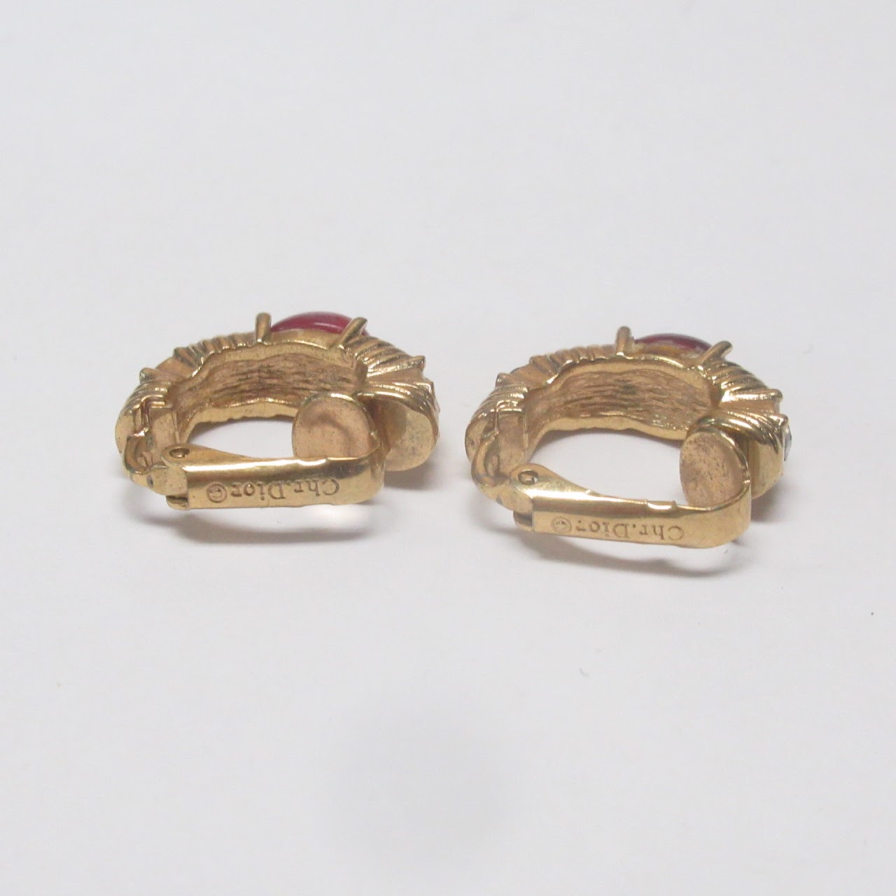 Christian Dior Clip Earrings