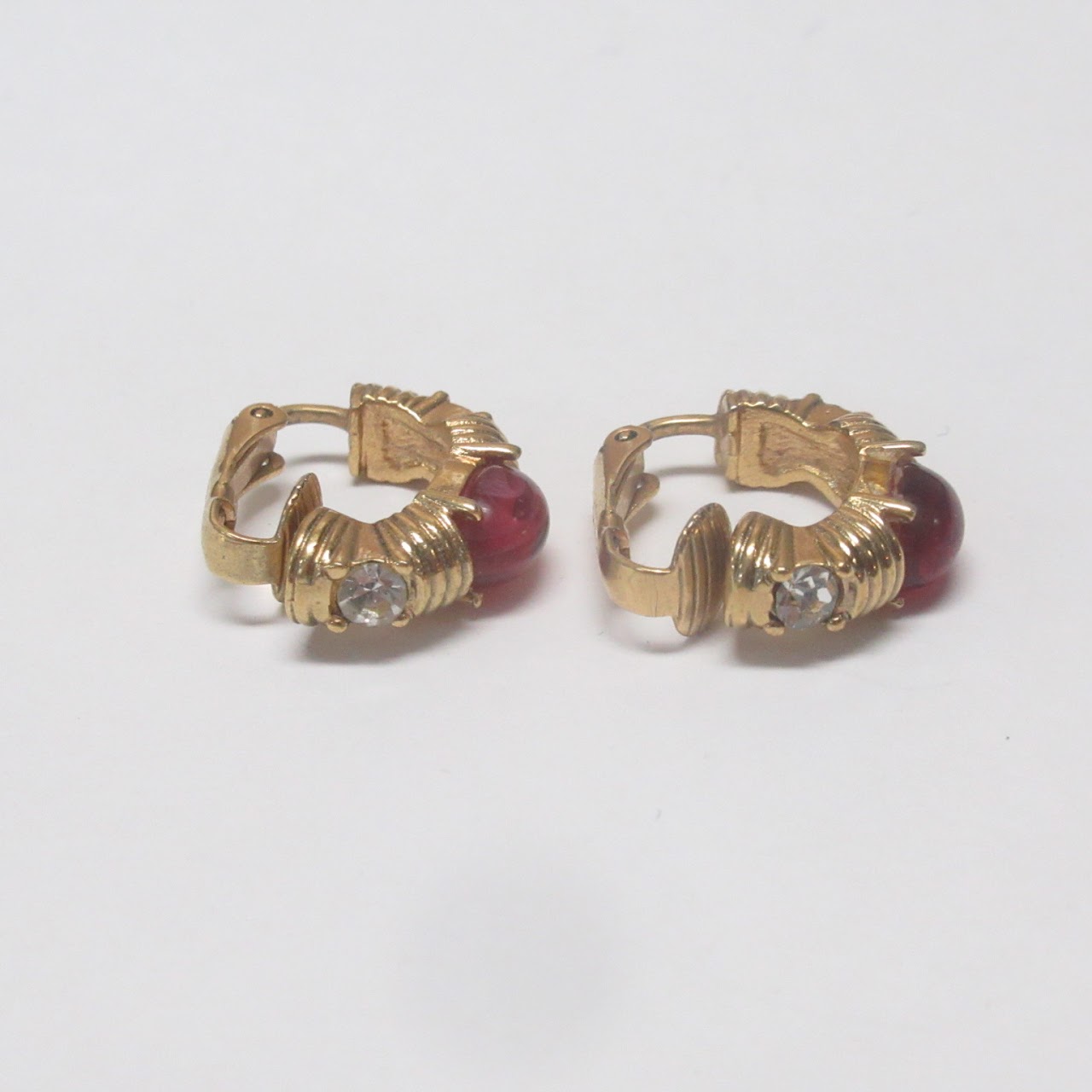 Christian Dior Clip Earrings