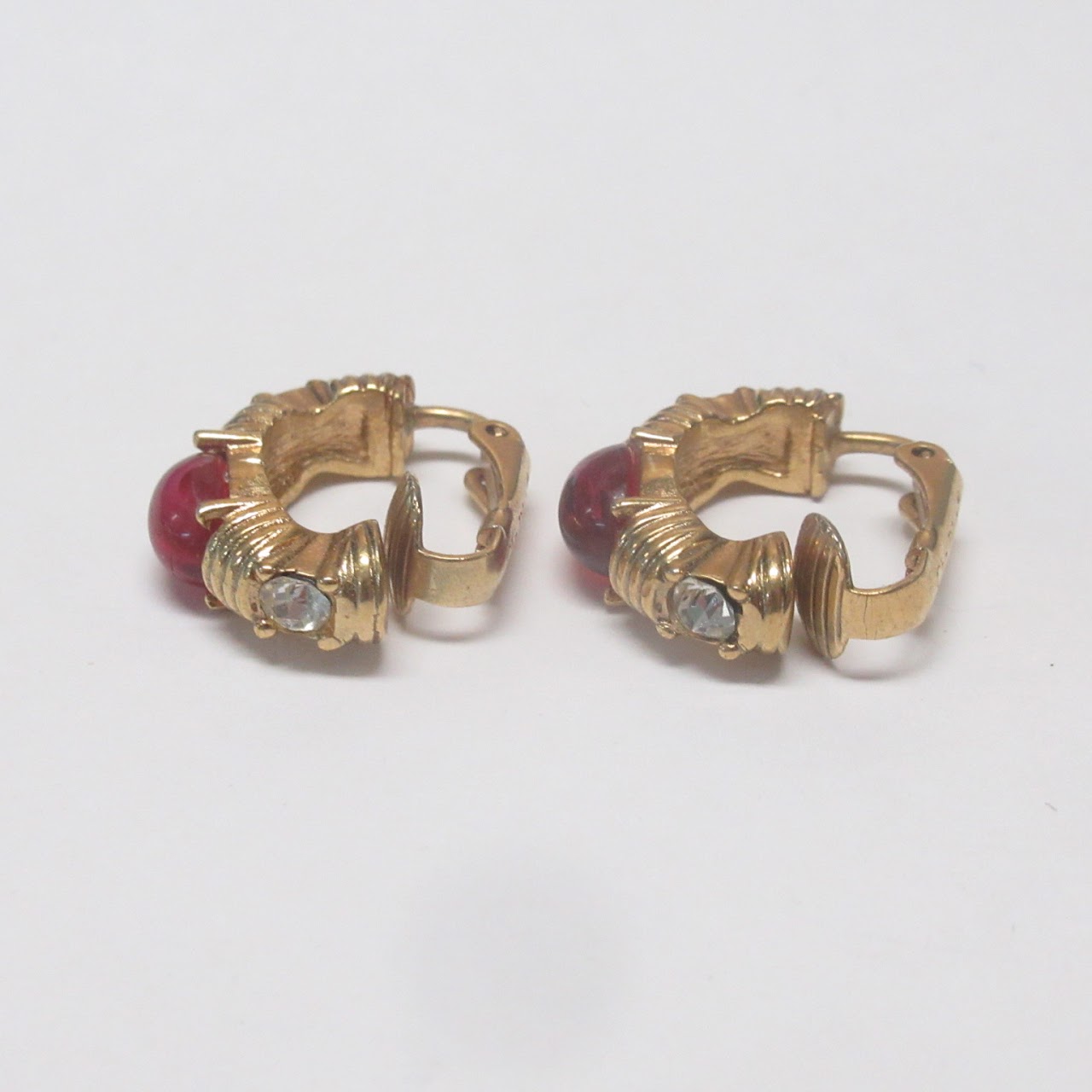 Christian Dior Clip Earrings