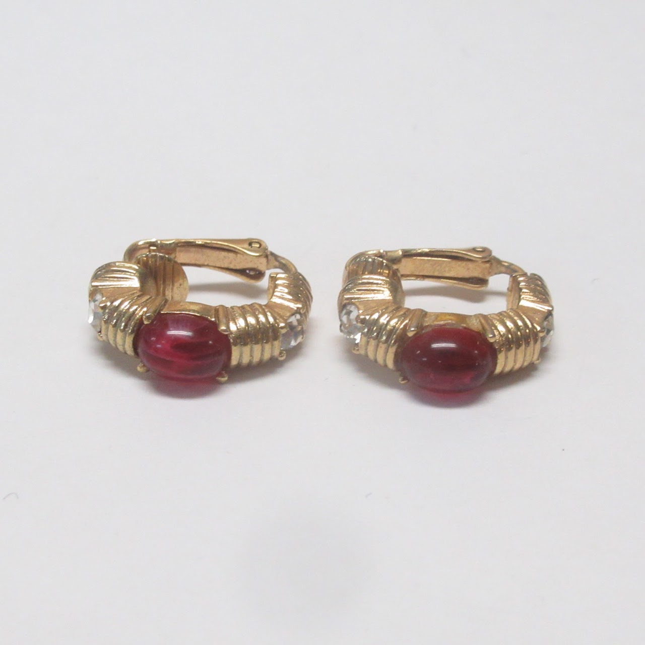 Christian Dior Clip Earrings