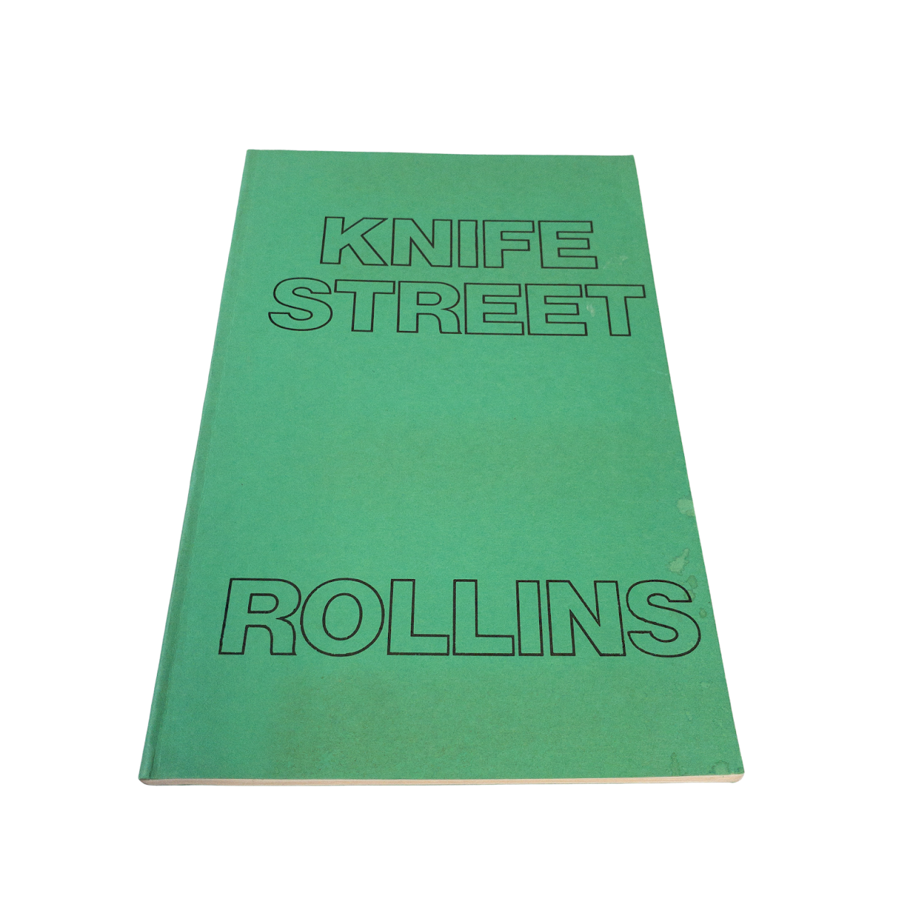 Rollins: "Knife Street' Signed First Printing Book