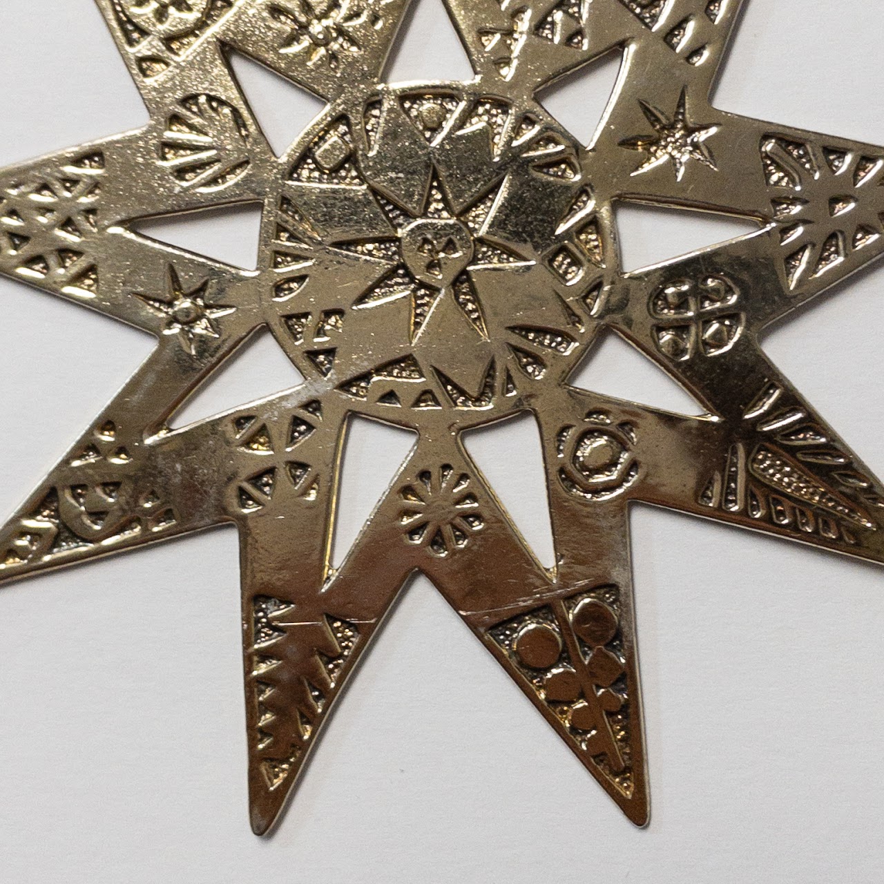 Sterling Silver Vintage MMA Ten Point Star