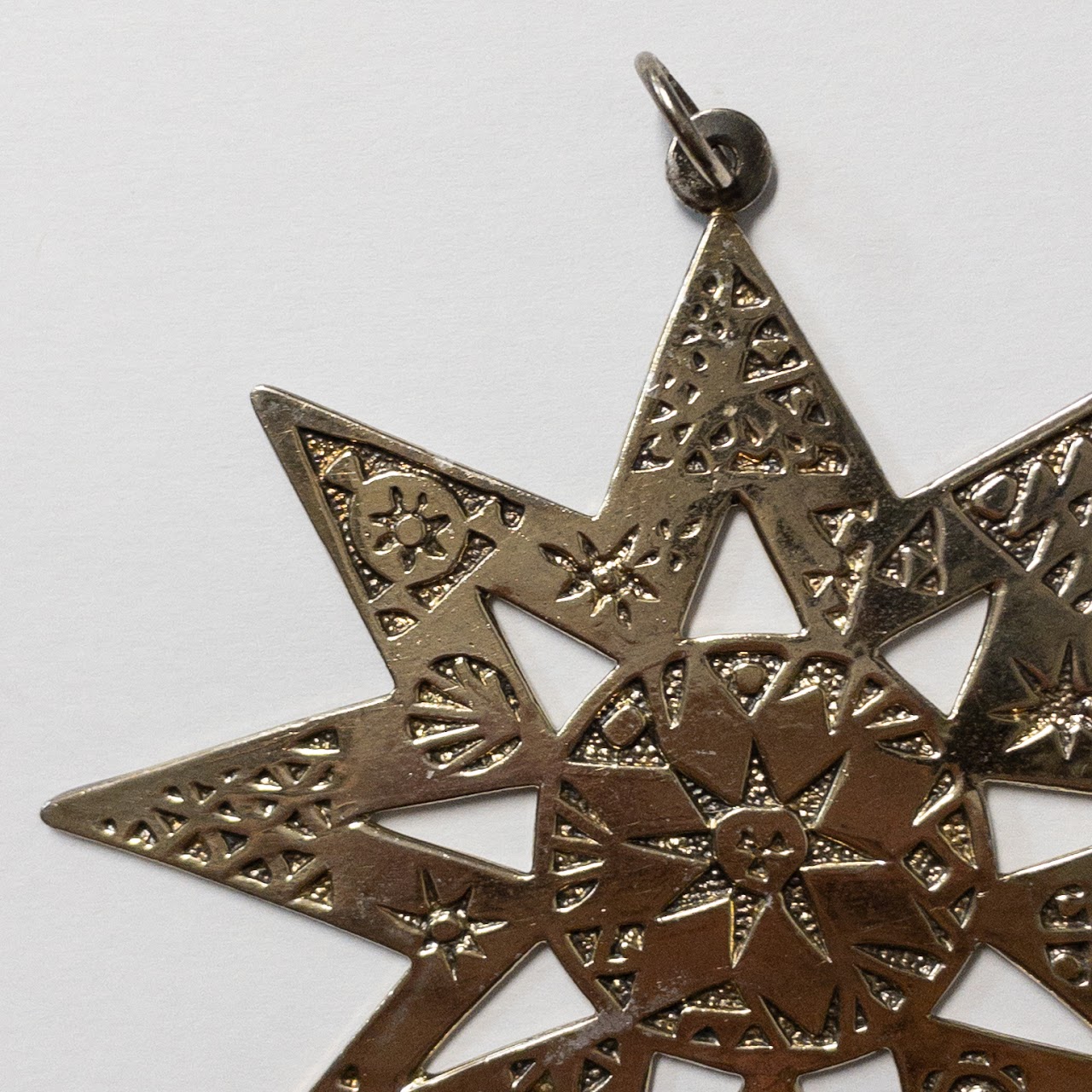 Sterling Silver Vintage MMA Ten Point Star