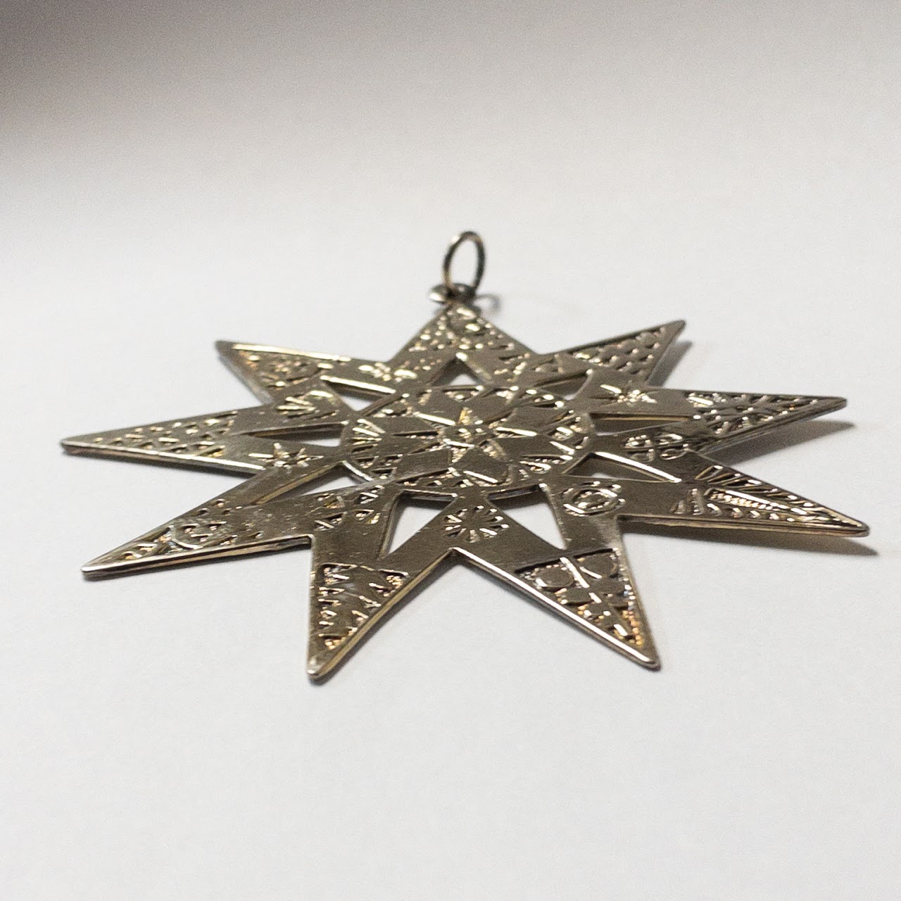 Sterling Silver Vintage MMA Ten Point Star