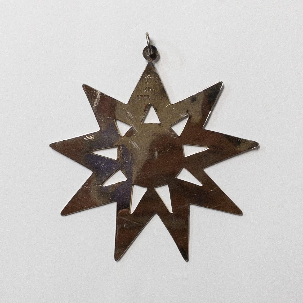 Sterling Silver Vintage MMA Ten Point Star