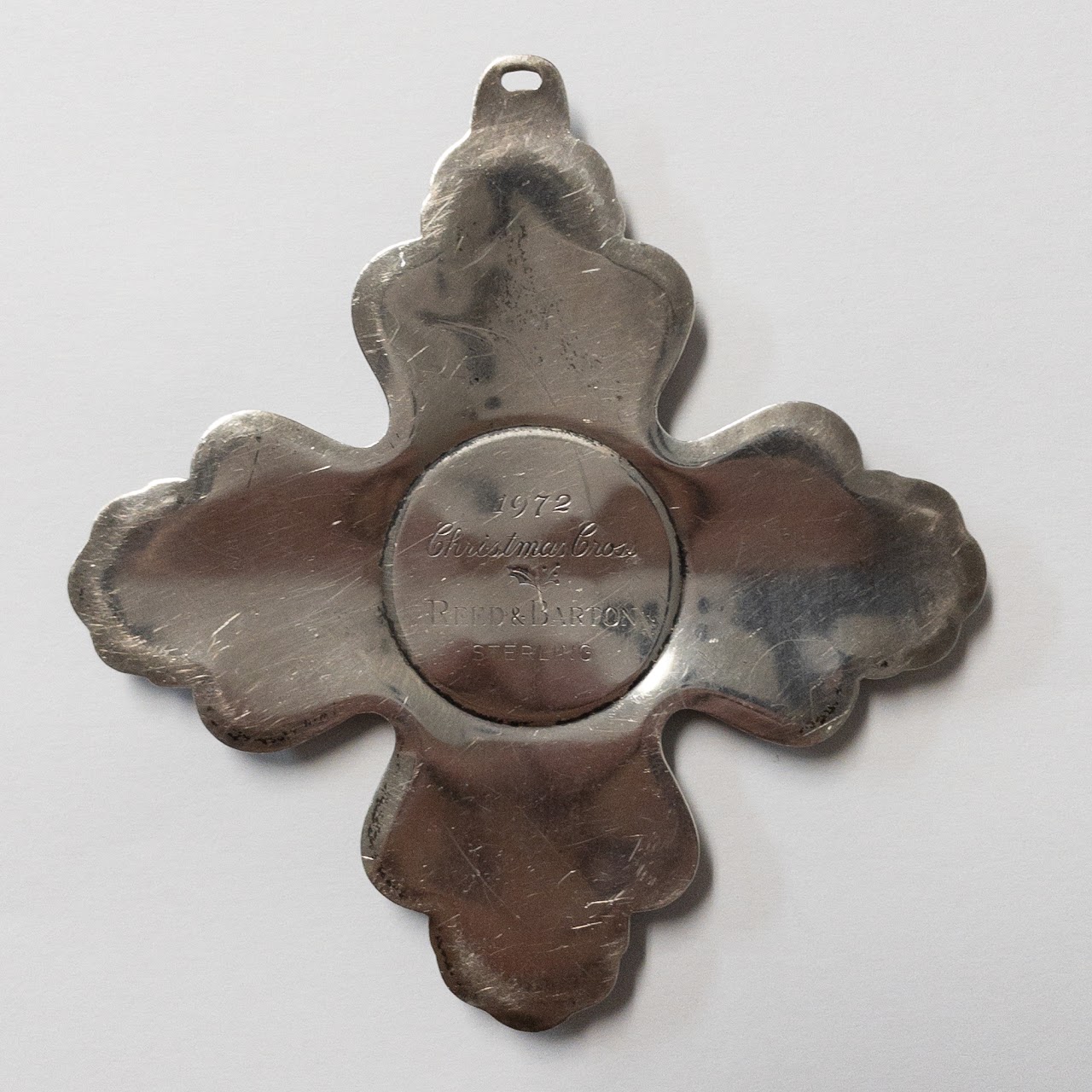 Sterling Silver Vintage Reed and Barton Christmas Cross