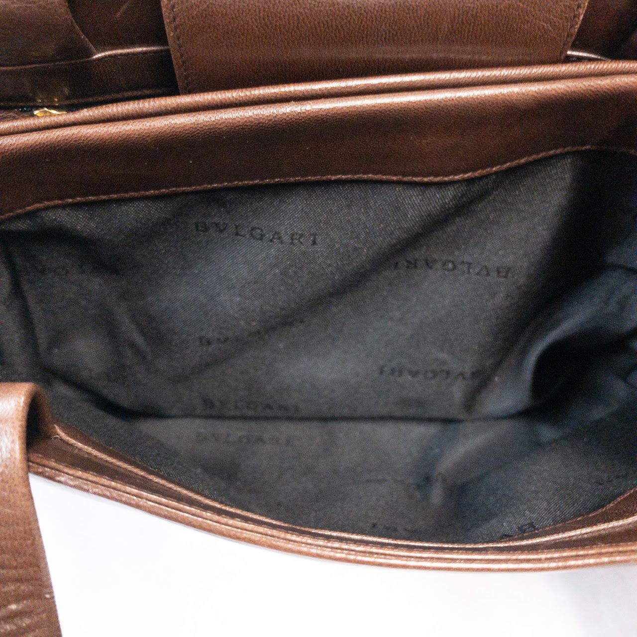 Bvlgari Vintage Leather Handbag