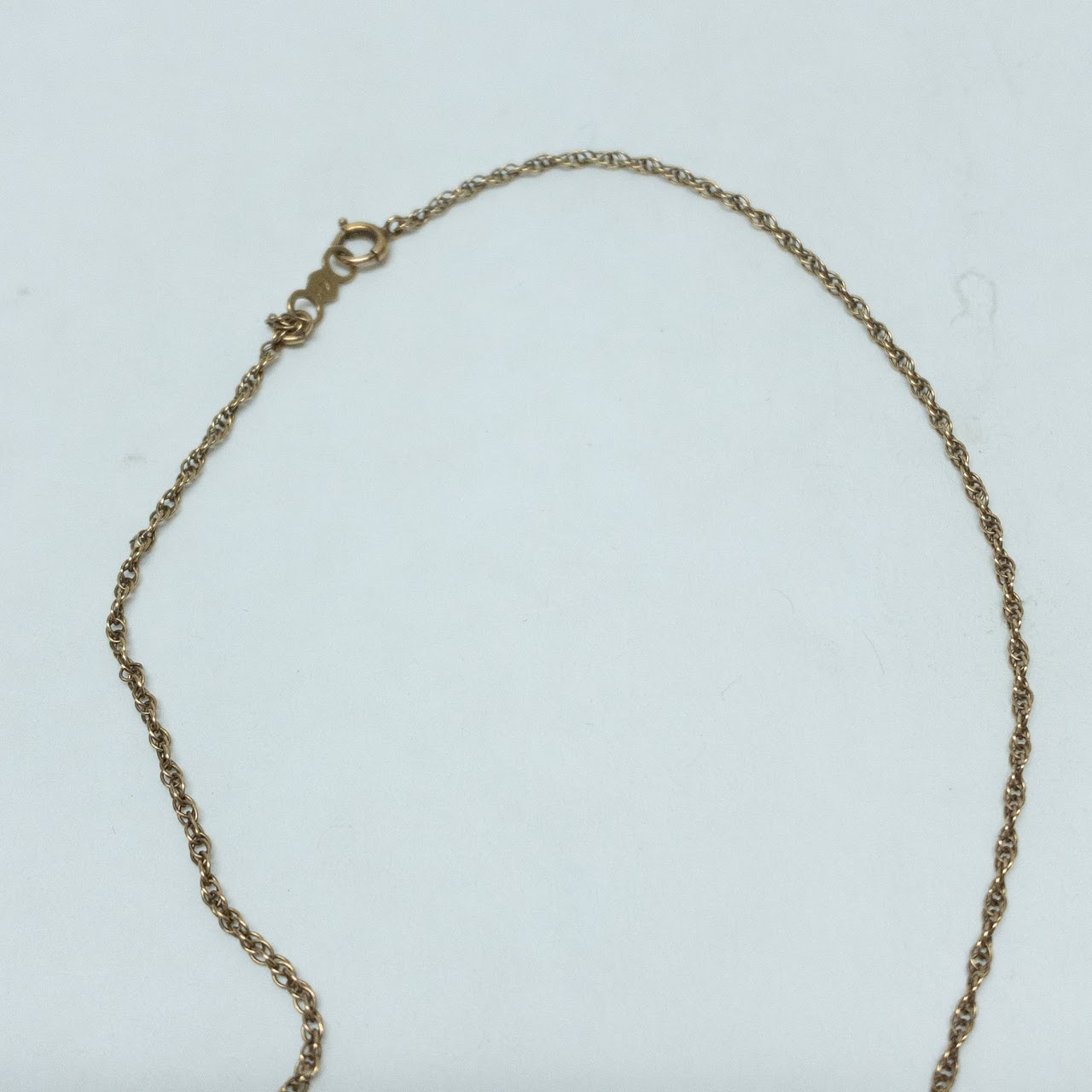 14K Gold Fine Gauge Rope Chain Necklace