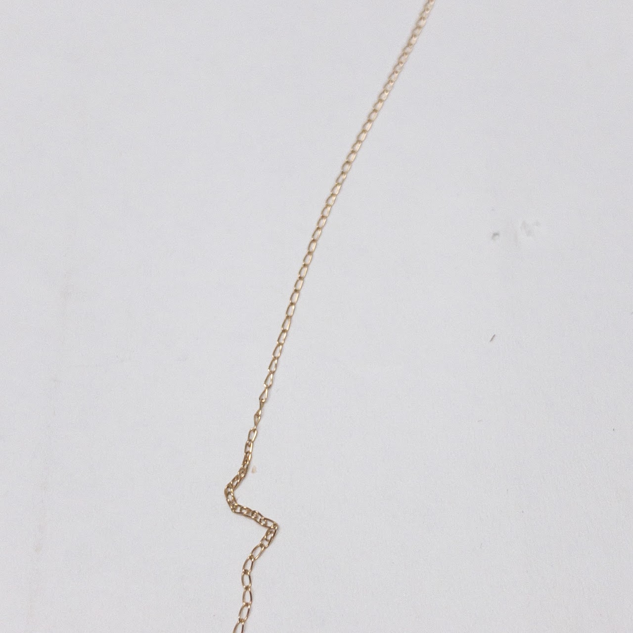 14K Gold, Pearl & Diamond Pendant Necklace