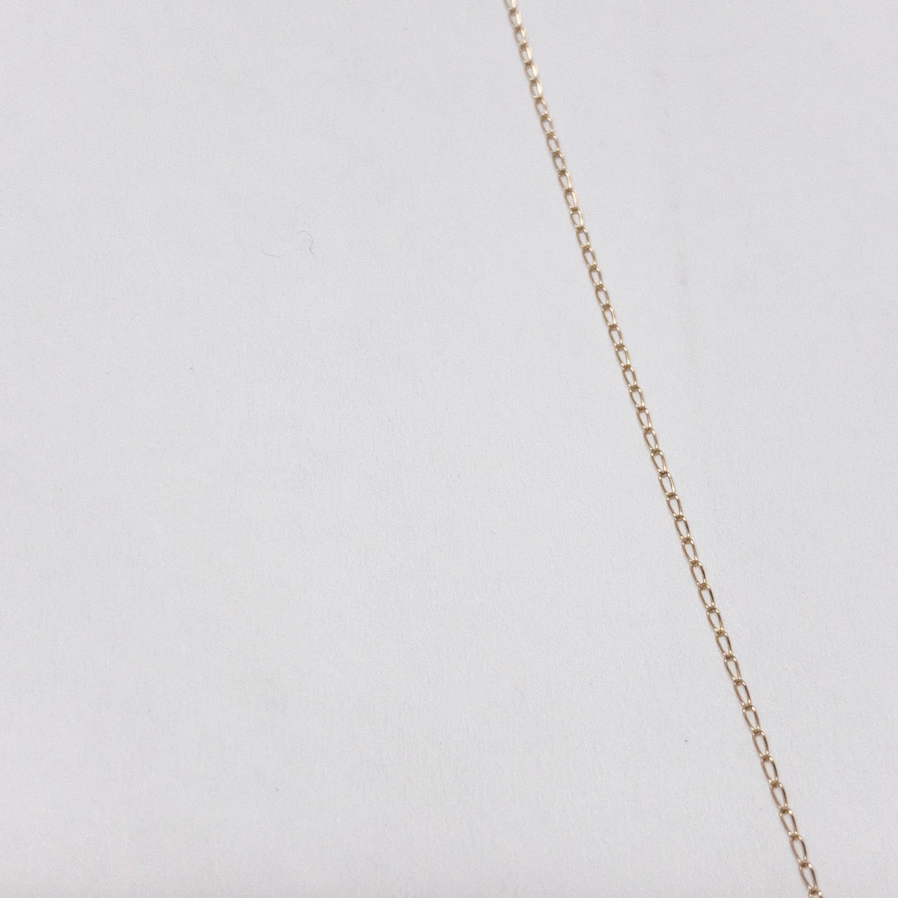 14K Gold, Pearl & Diamond Pendant Necklace