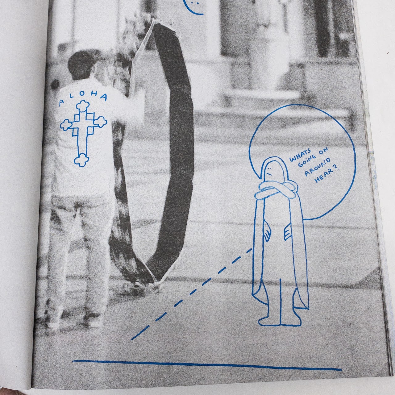 Mark Gonzales & Benjamin Deberdt Le Cercle SIGNED Risograph