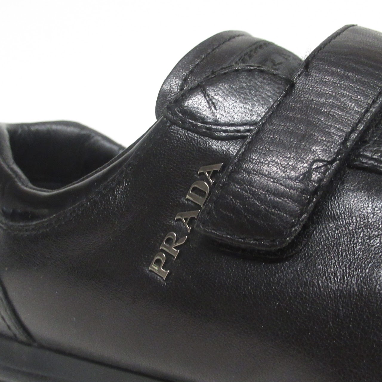 Prada Leather Low Top Sneakers