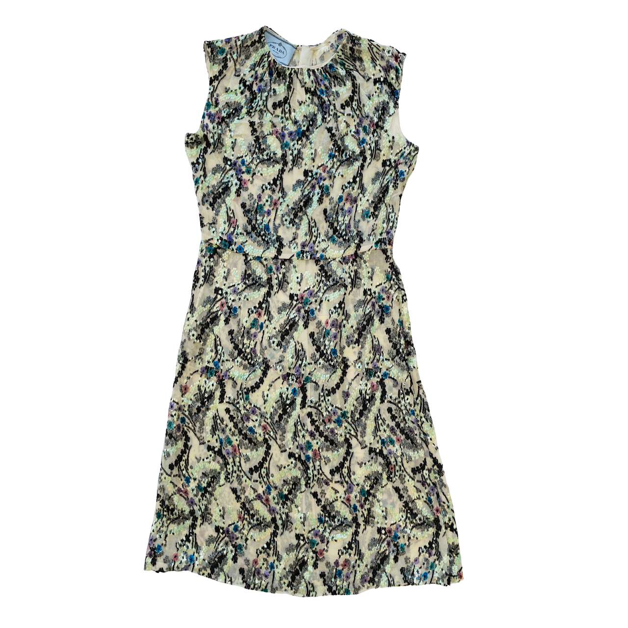 Prada Sheer Floral Dress