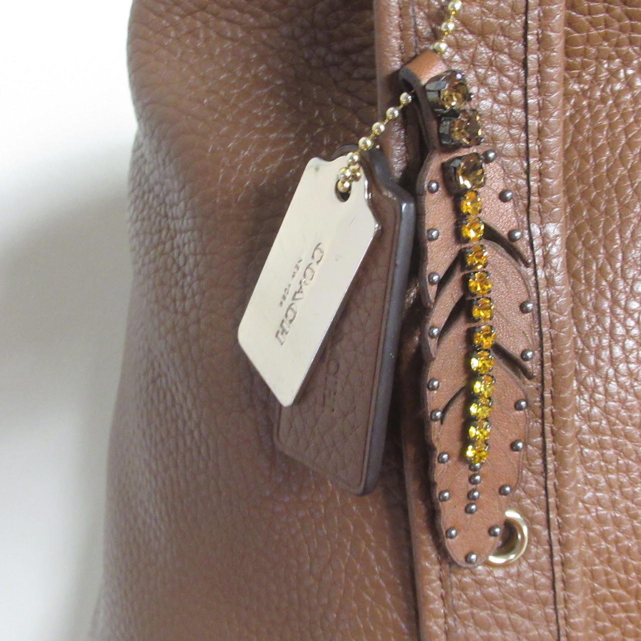 Coach Brown Leather Bucket Bag