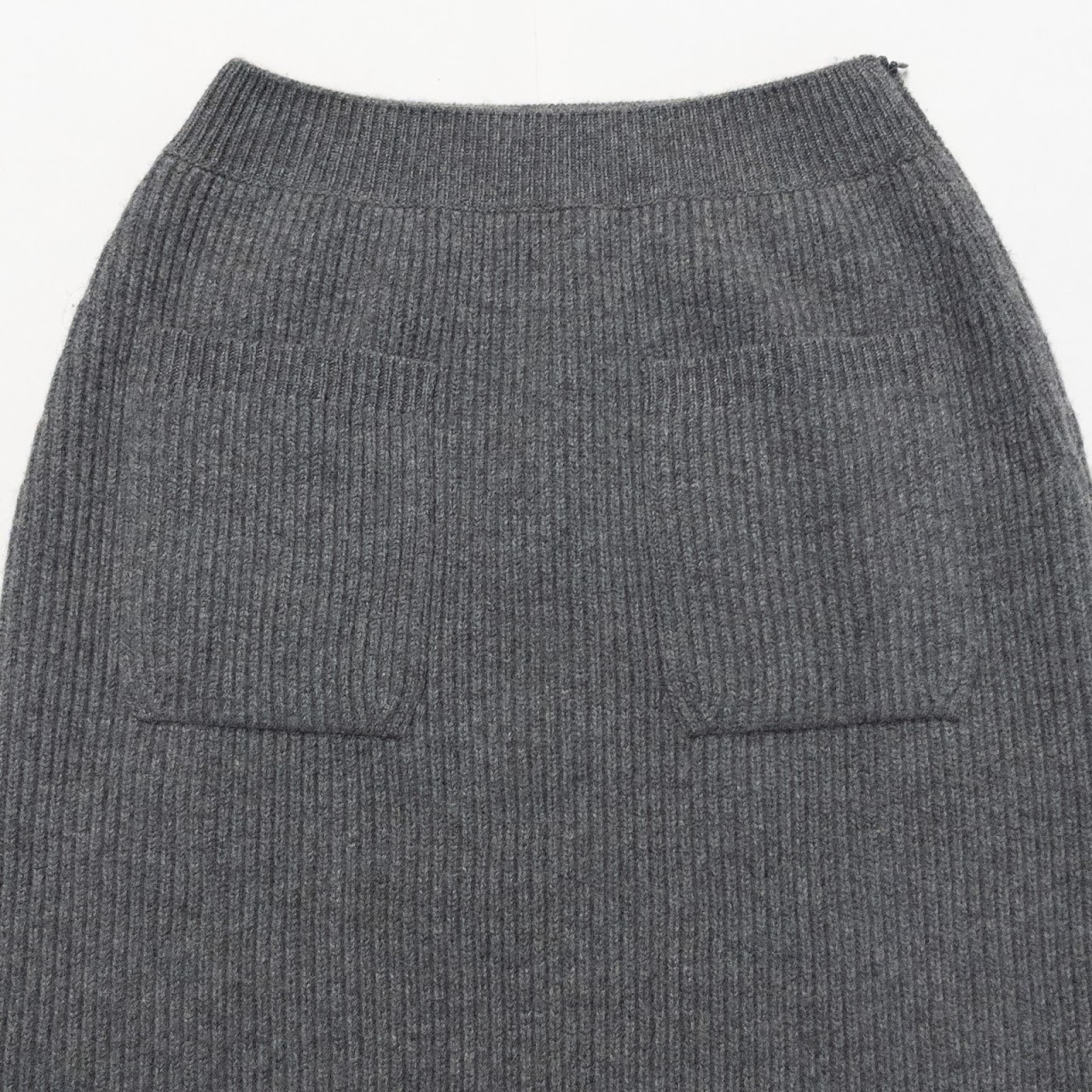 Chanel Cashmere Turtleneck Sweater & Skirt Set