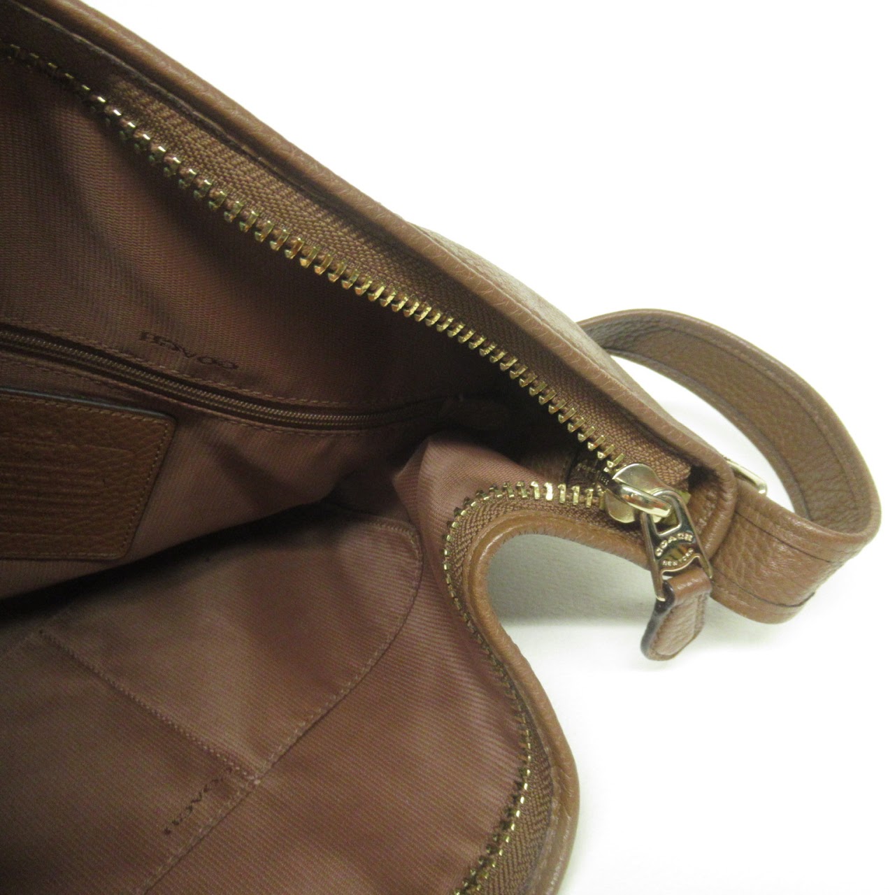 Coach Brown Leather Bucket Bag