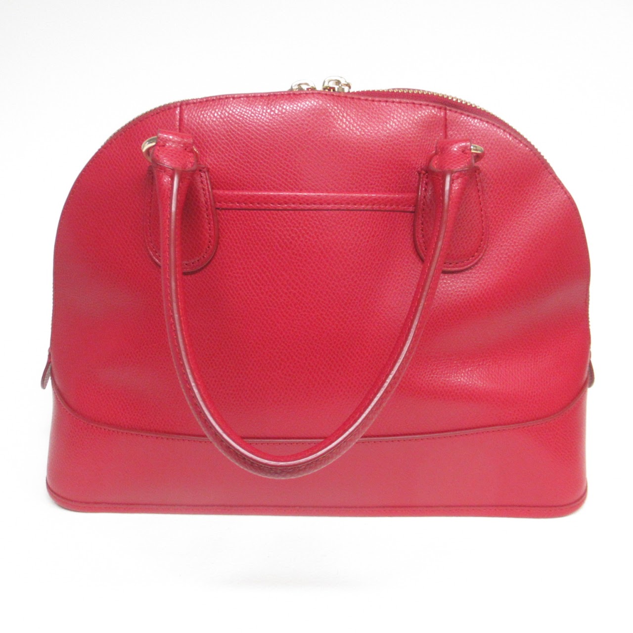 Coach Red Leather Bowling Bag