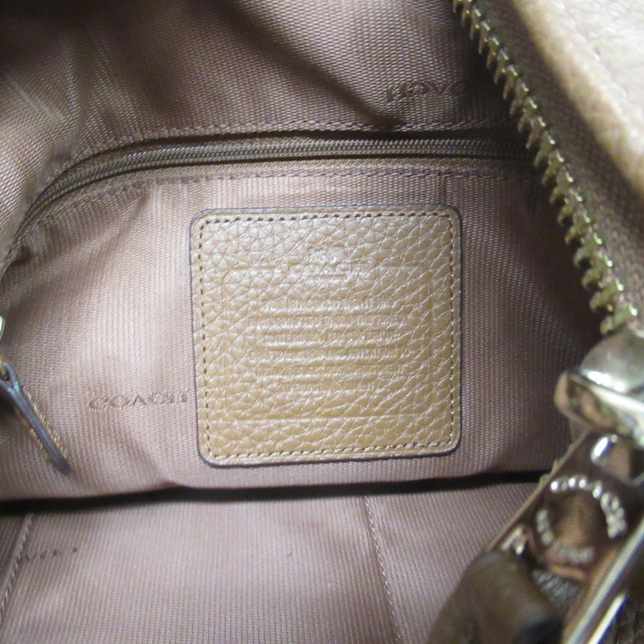 Coach Brown Leather Bucket Bag