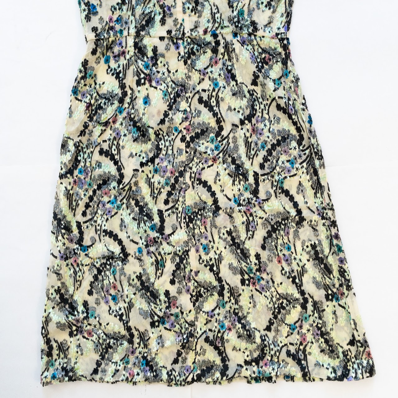 Prada Sheer Floral Dress