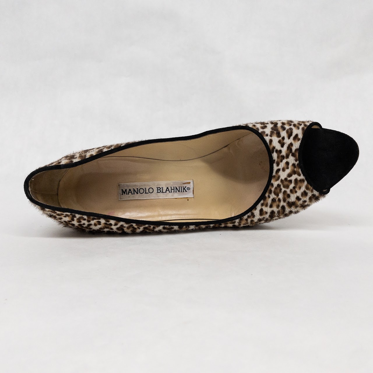 Manolo Blahnik Open Toe Pumps