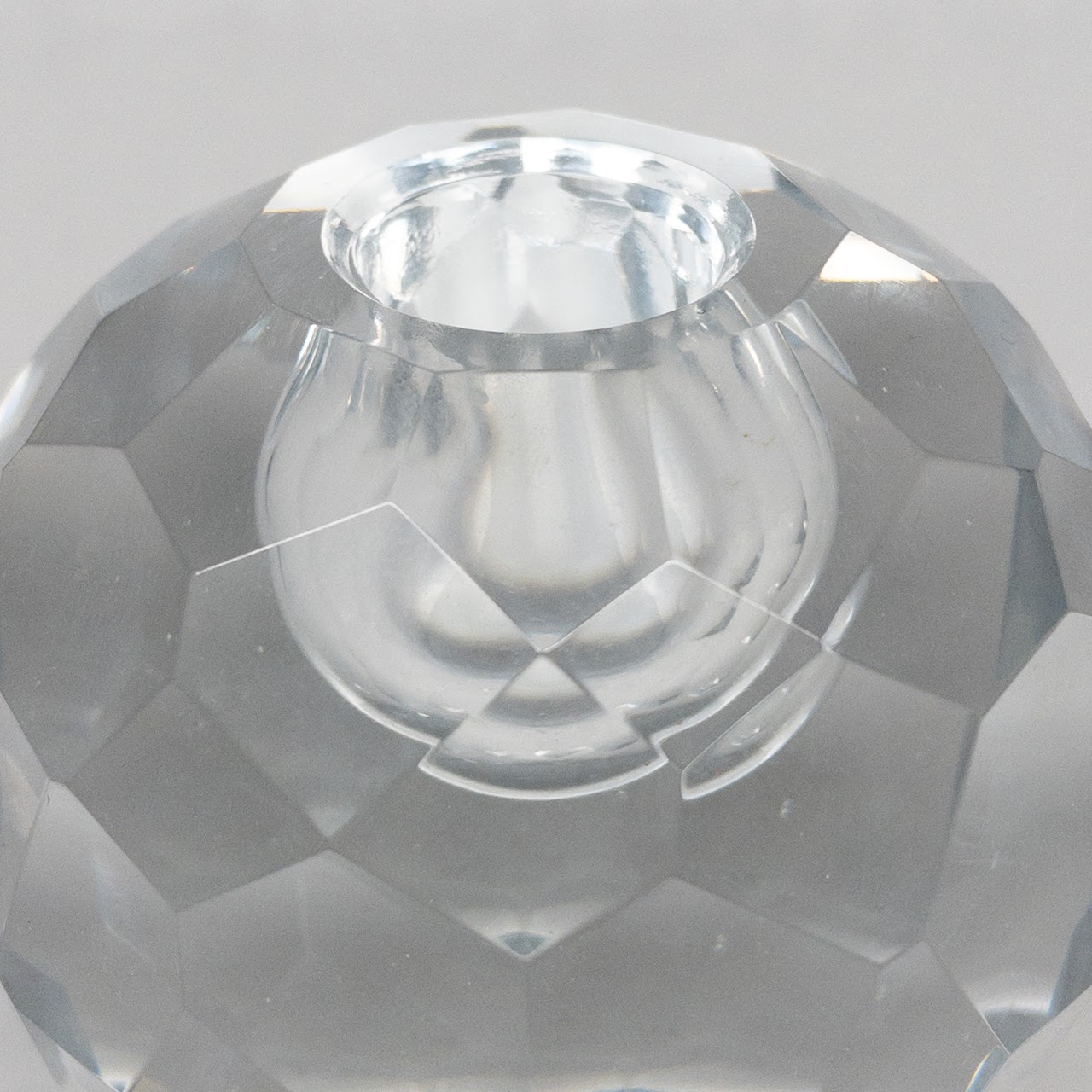 Tiffany & Co. Faceted Candle Holder Pair