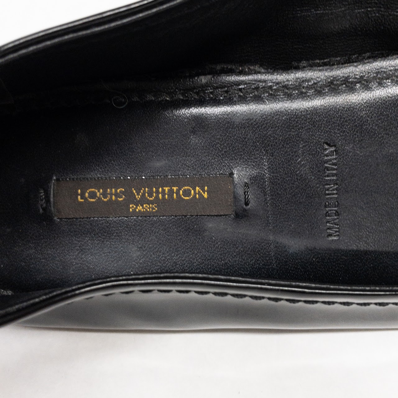 Louis Vuitton Black Patent Leather Flats