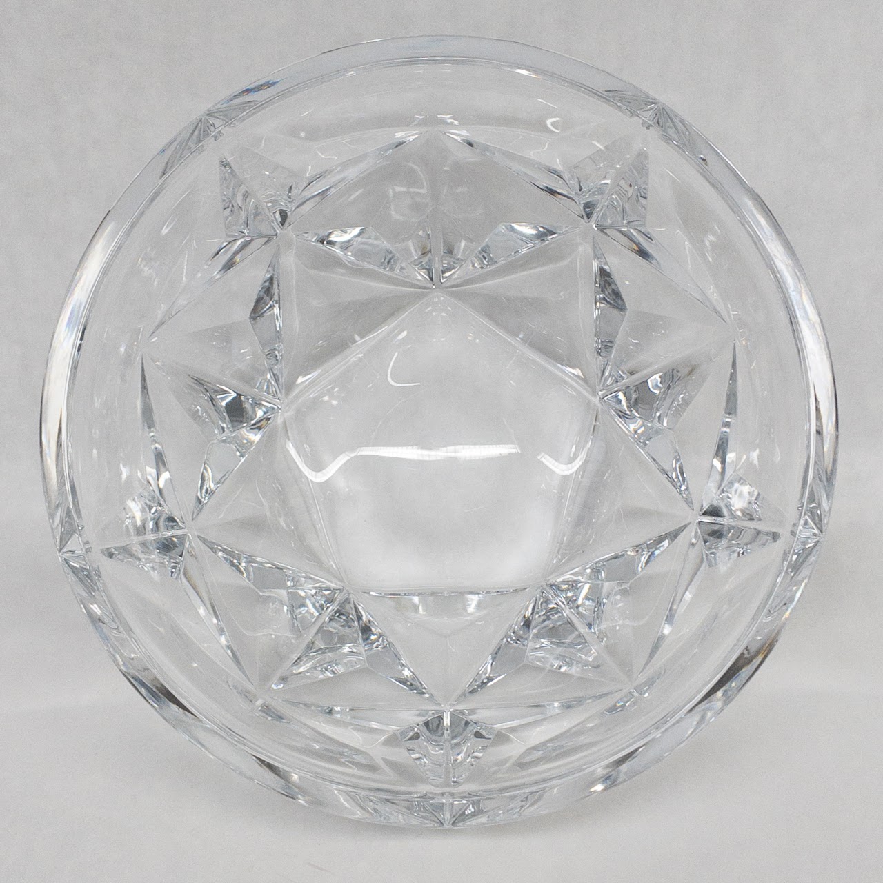 Tiffany & Co. Crystal Star Bowl