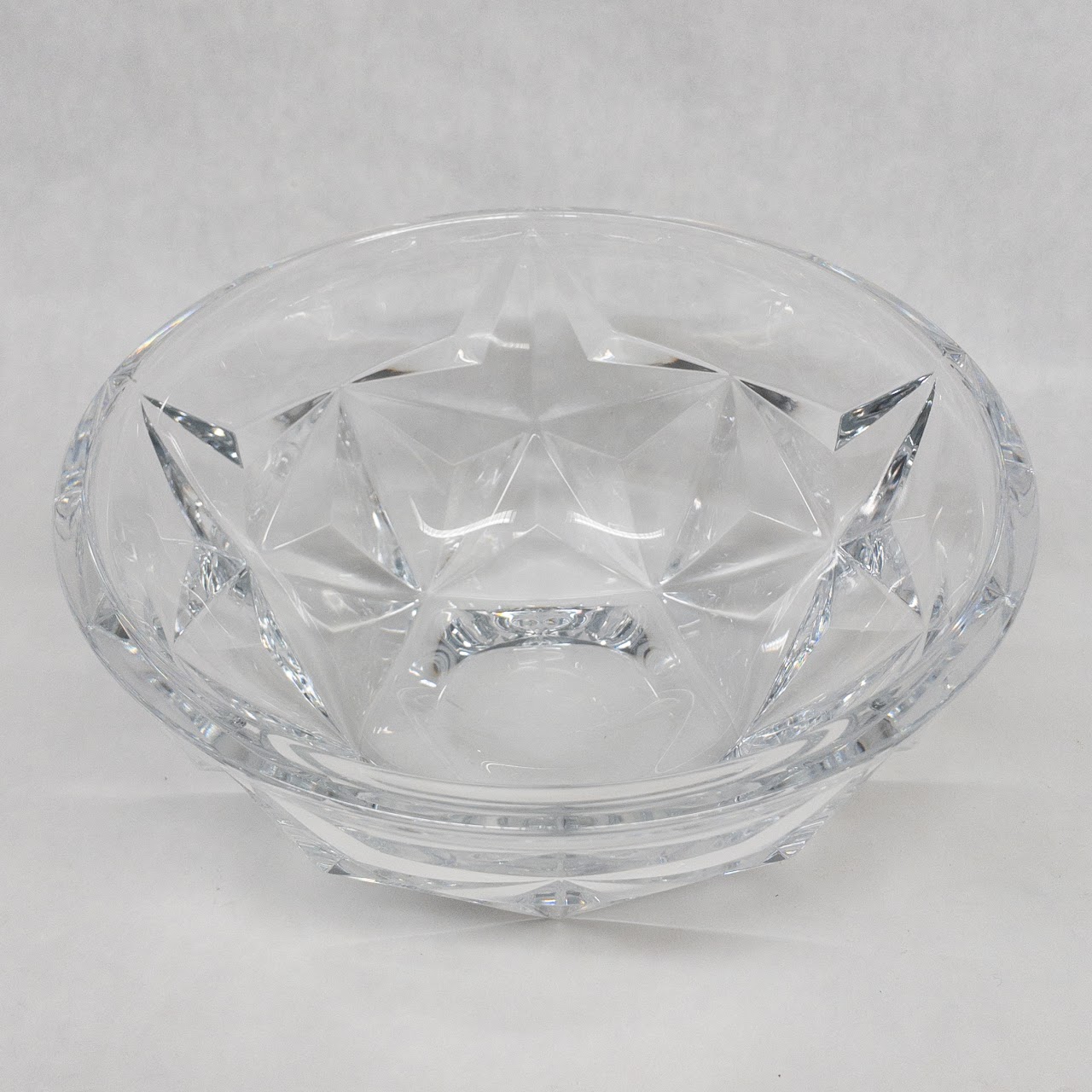 Tiffany & Co. Crystal Star Bowl