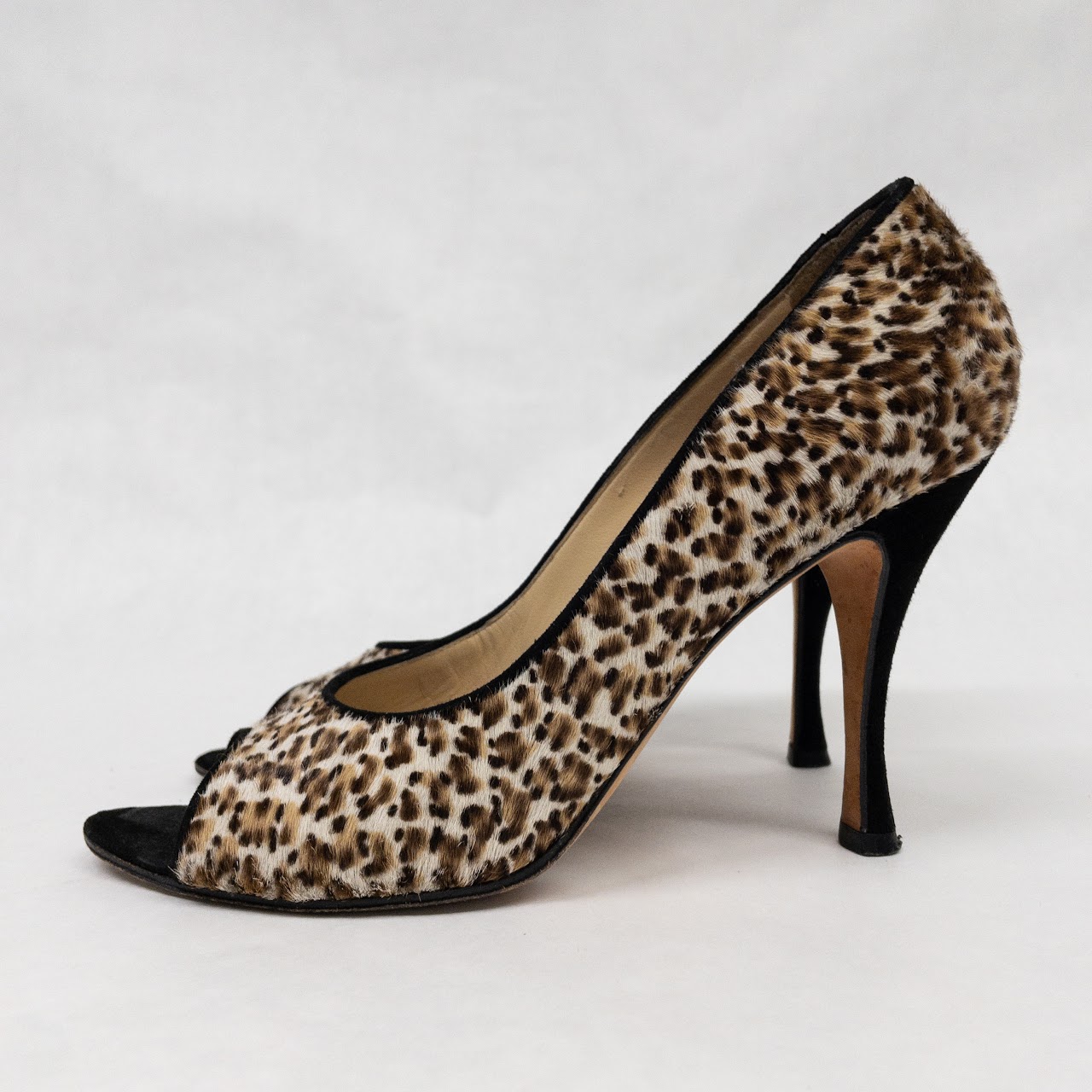 Manolo Blahnik Open Toe Pumps