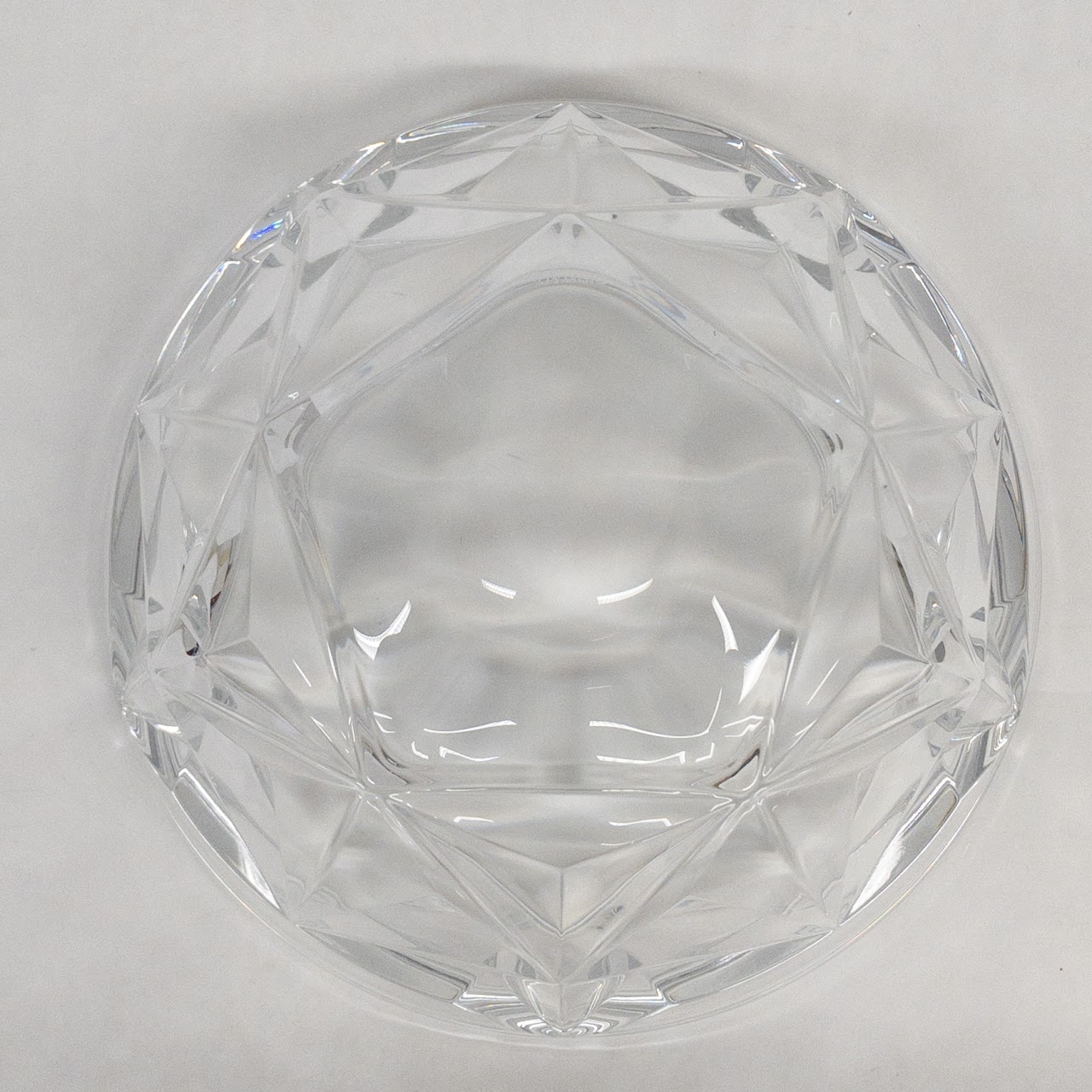 Tiffany & Co. Crystal Star Bowl