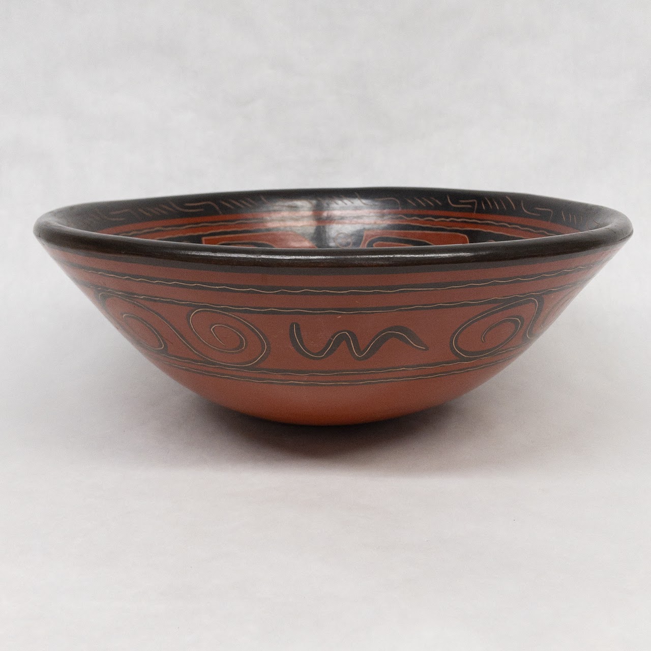 Costa Rican Hand Painted Decorative Bowl