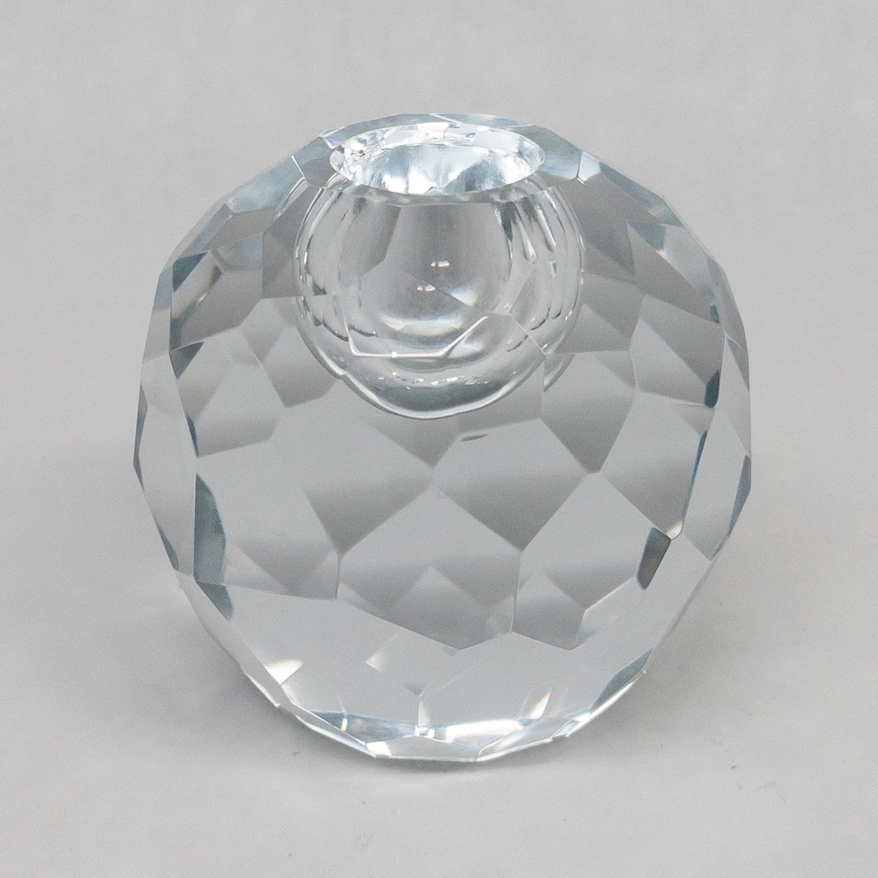 Tiffany & Co. Faceted Candle Holder Pair