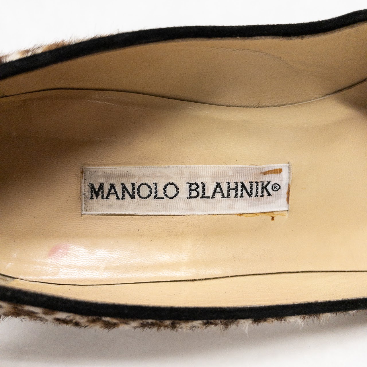 Manolo Blahnik Open Toe Pumps