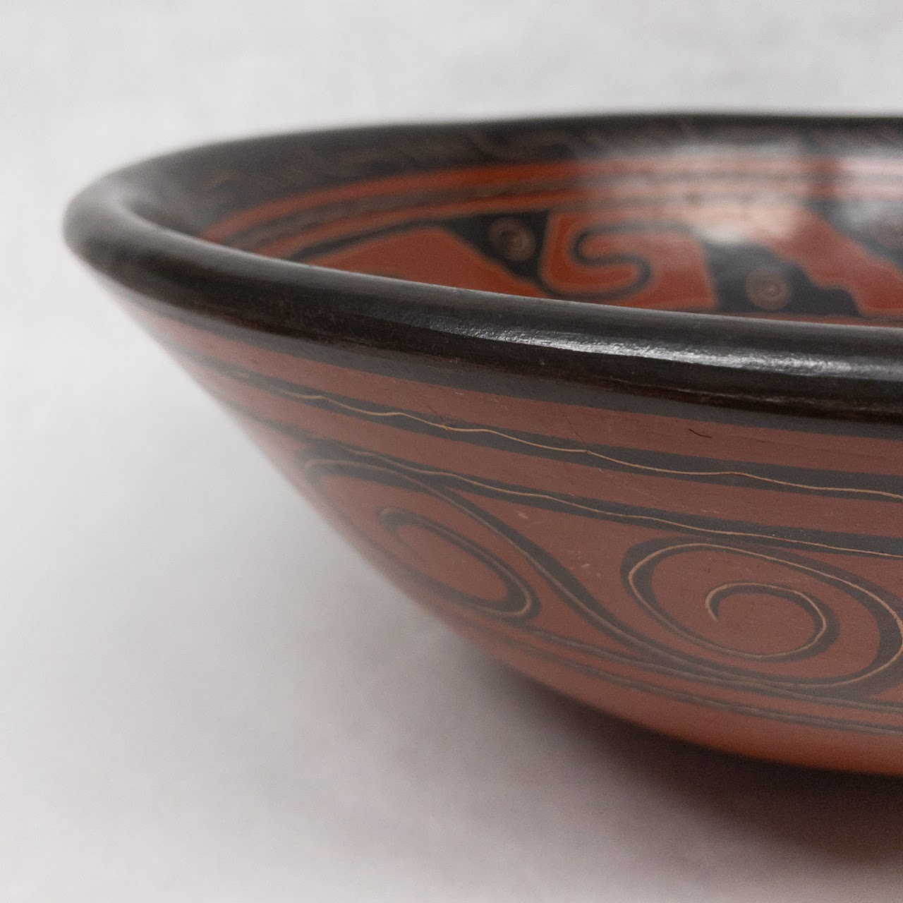 Costa Rican Hand Painted Decorative Bowl