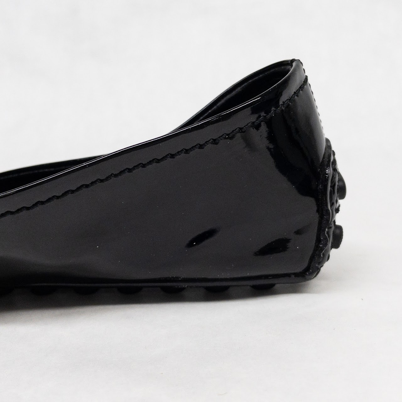 Louis Vuitton Black Patent Leather Flats