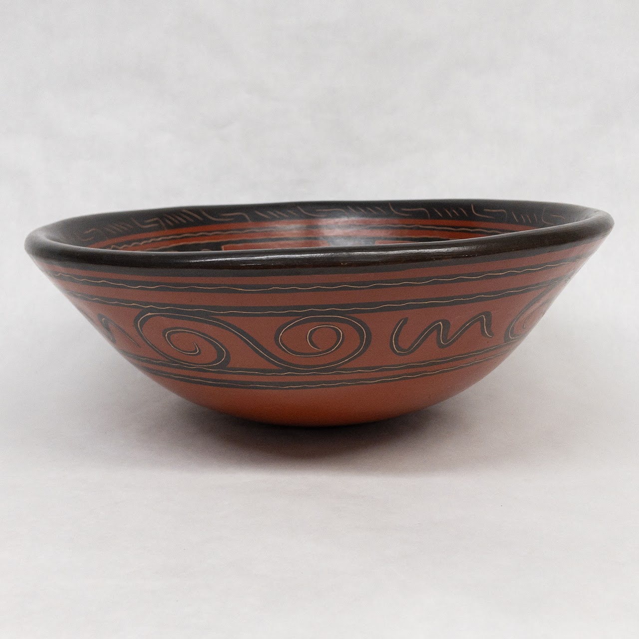 Costa Rican Hand Painted Decorative Bowl