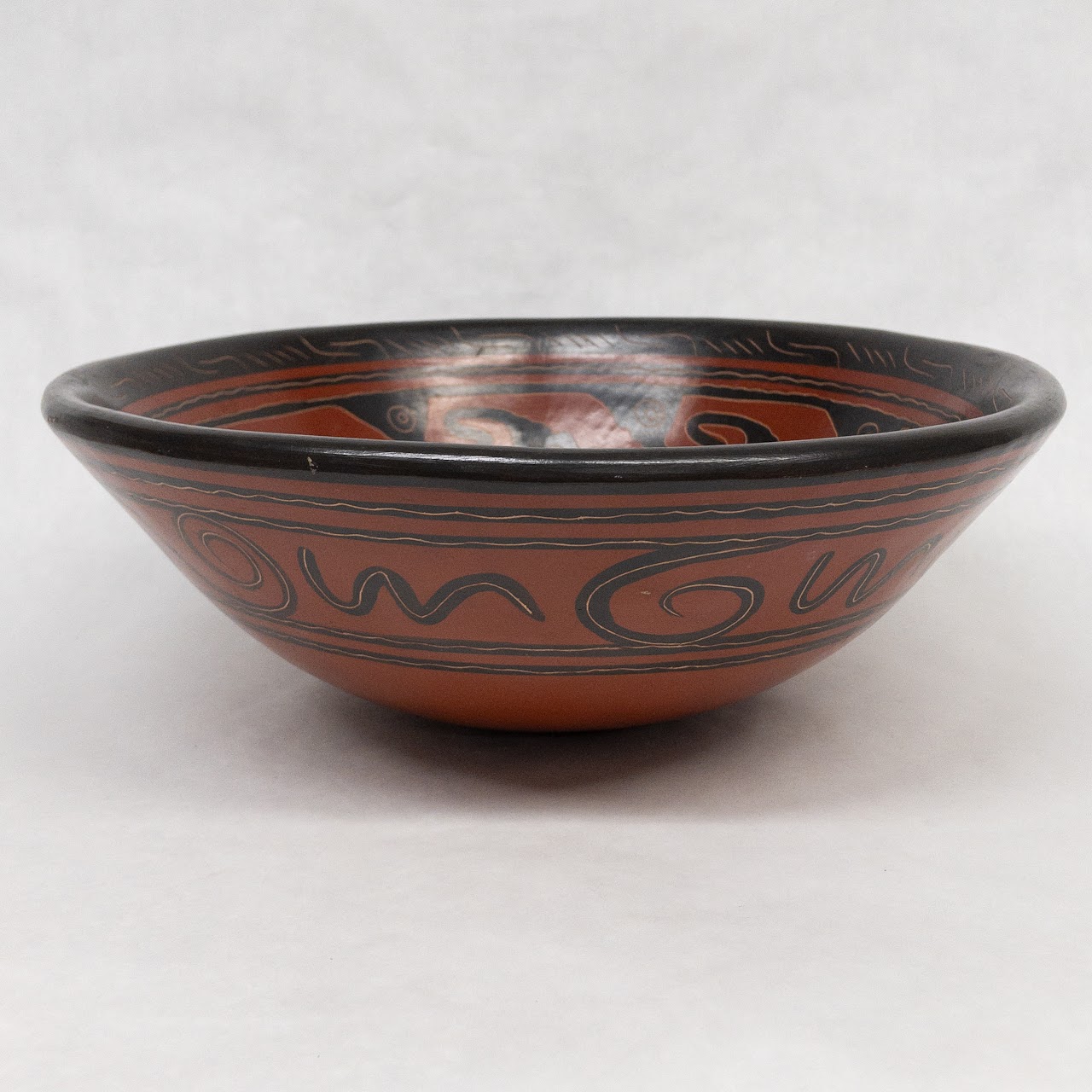 Costa Rican Hand Painted Decorative Bowl