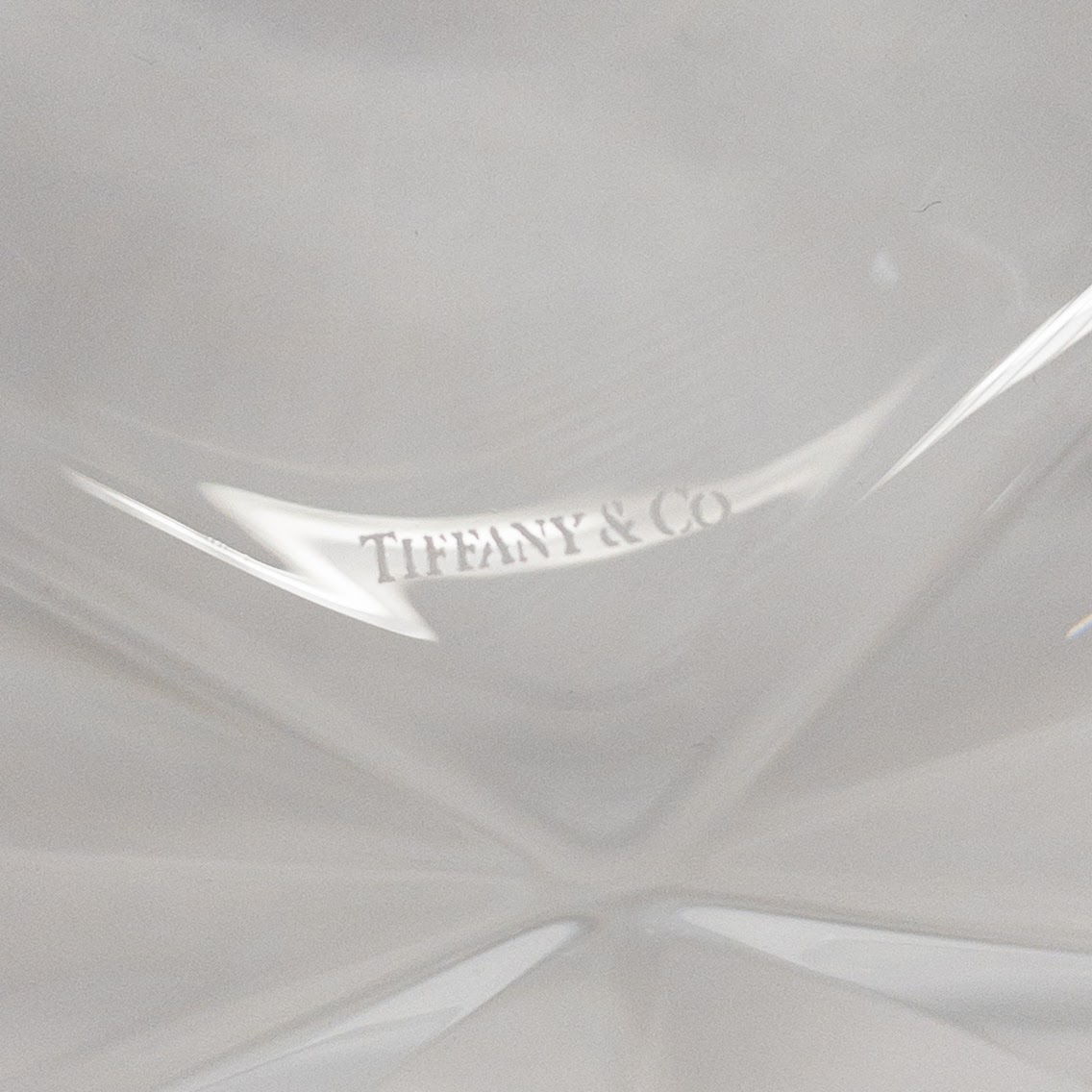 Tiffany & Co. Crystal Star Bowl