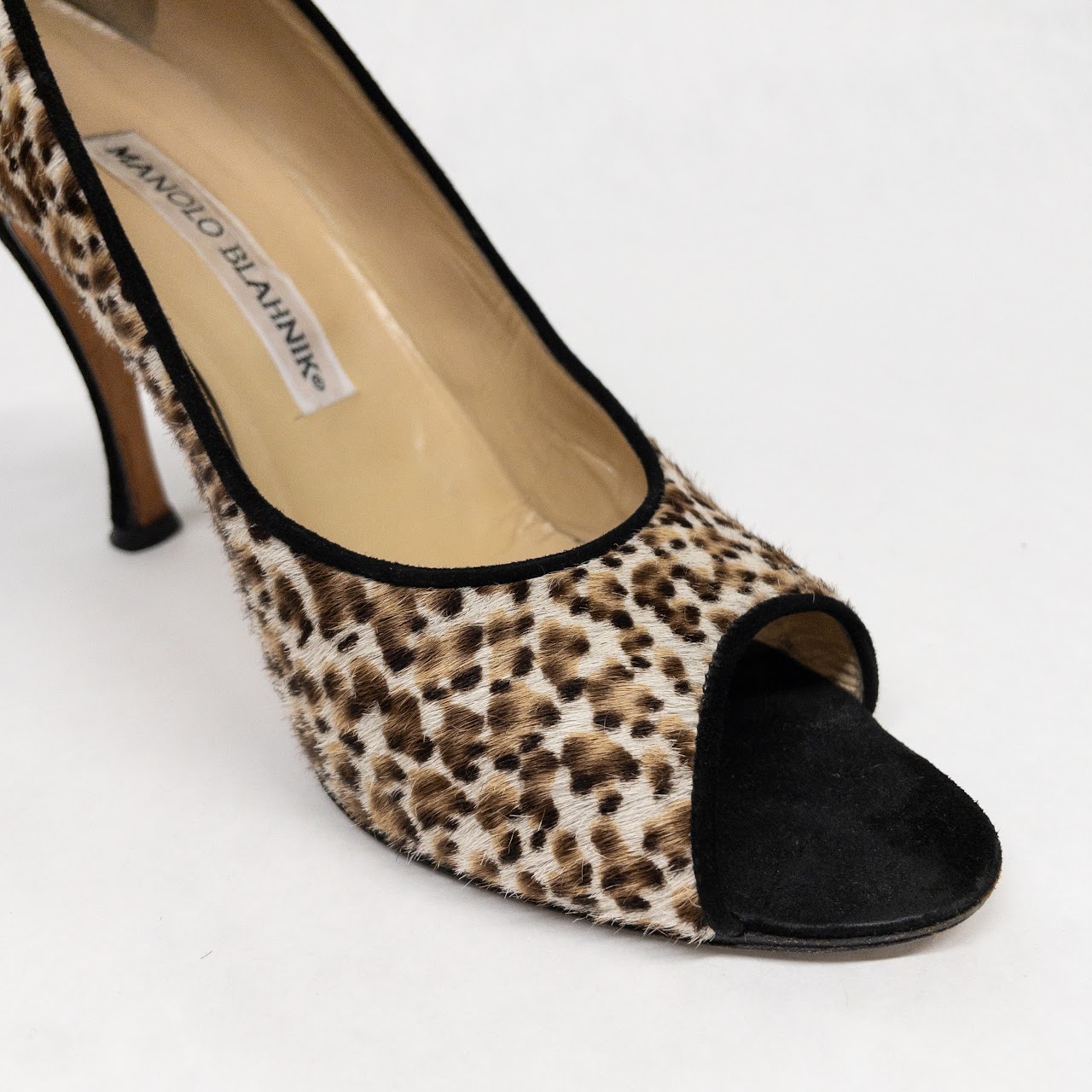 Manolo Blahnik Open Toe Pumps