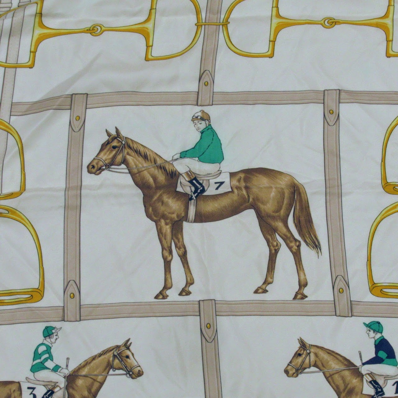 Céline Silk Equestrian Scarf