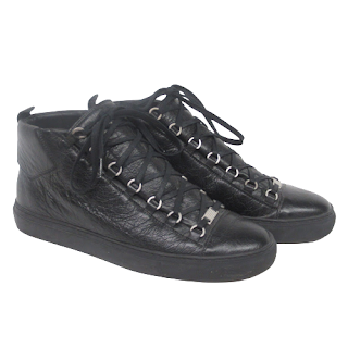 Balenciaga Crinkle Leather Sneakers