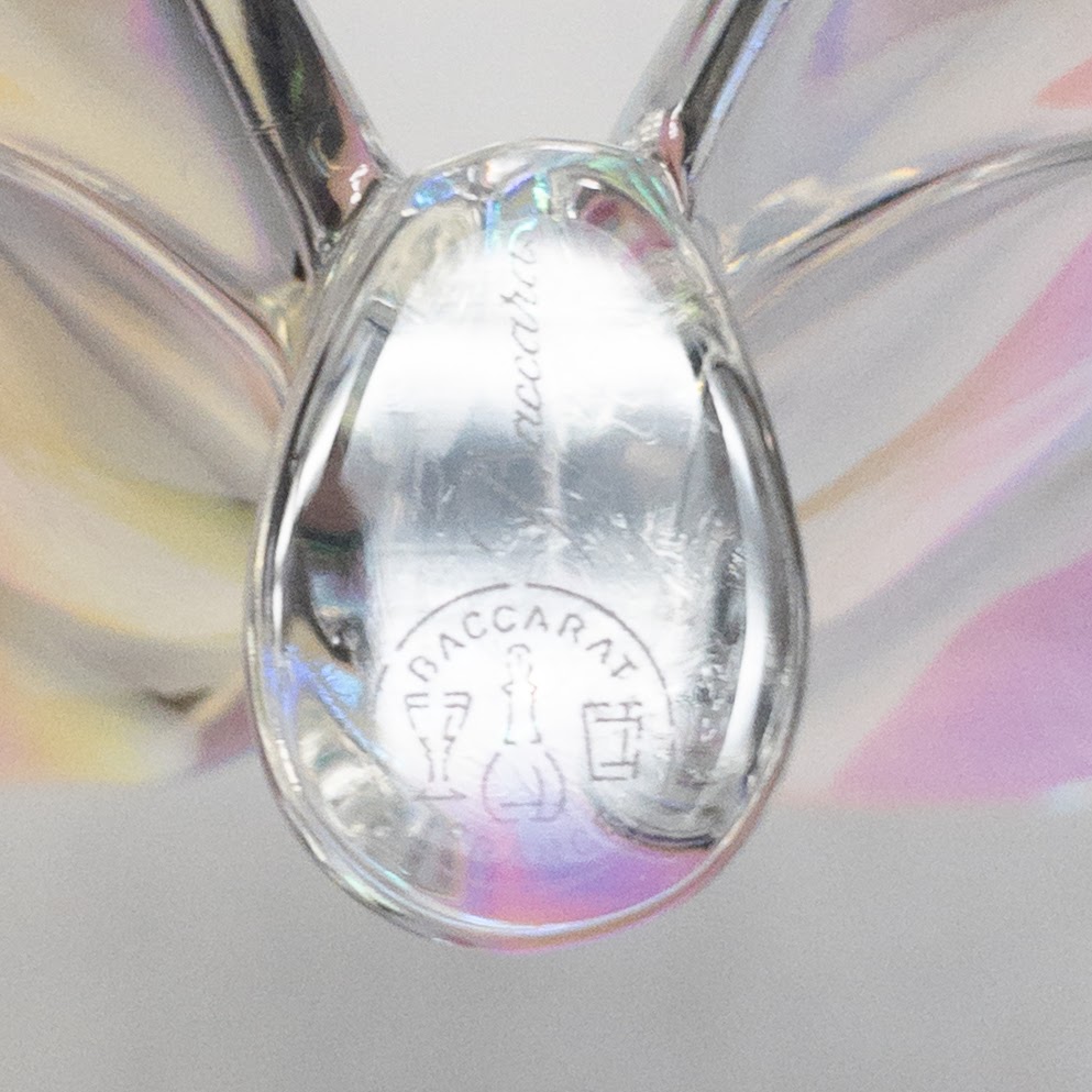 Baccarat Crystal Lucky Butterfly Object